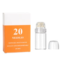 Hydra Roller 64Pins 20Pins 0.25MM Micro Titanium Needle Tips Derma Roller Skin Care anti Aging Whitening Bottle Roller Reusable