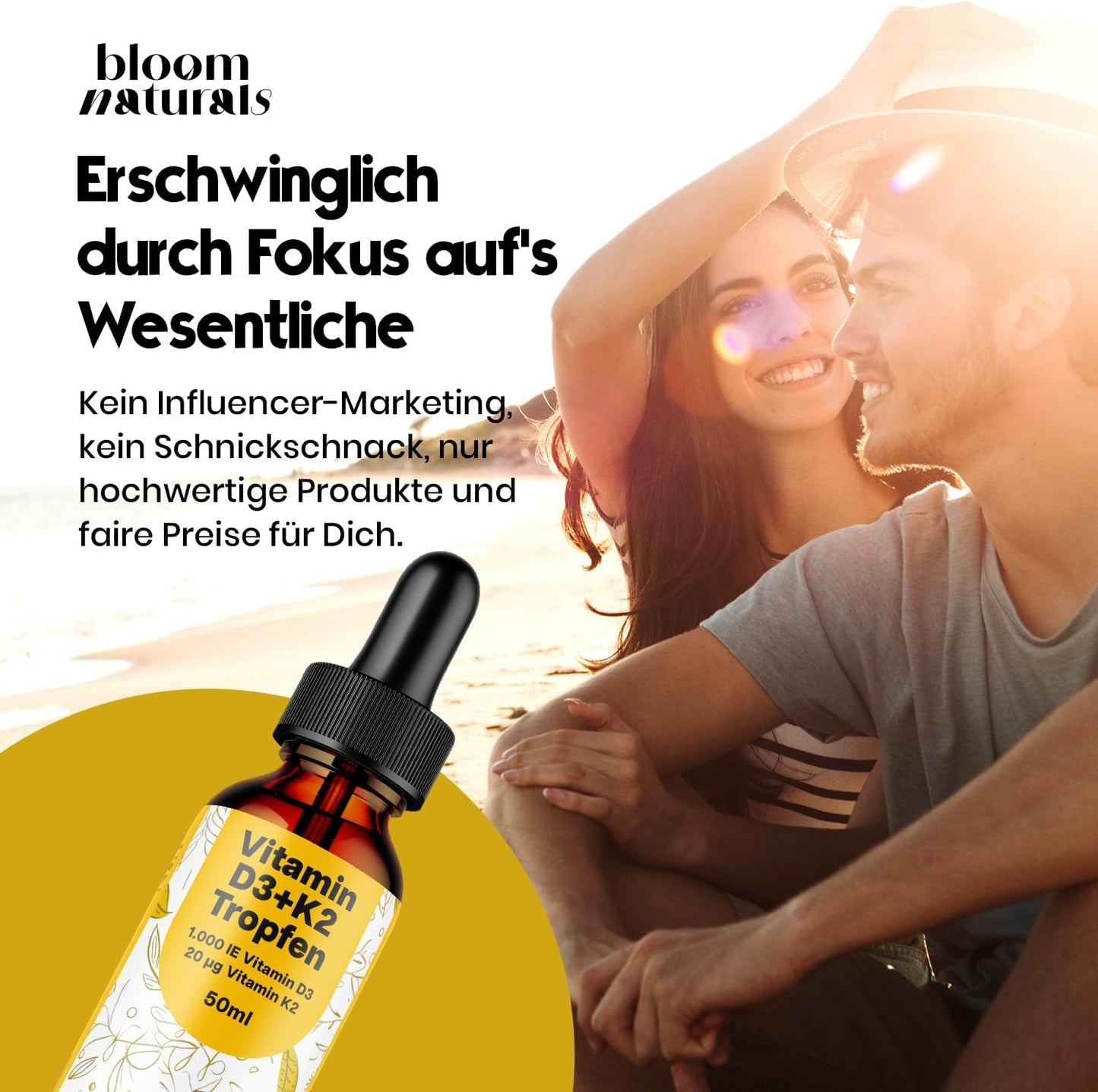 Premium Vitamin D3 K2 Tropfen