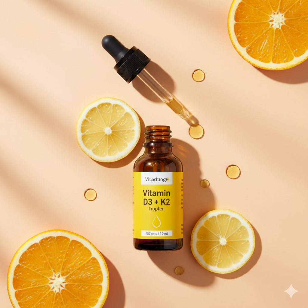 Premium Vitamin D3 K2 Tropfen